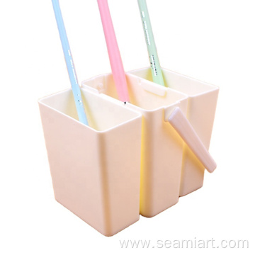 Triple Water Color Painting brush washer Washing bucket